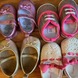 Newborn size 2 shoe bundle